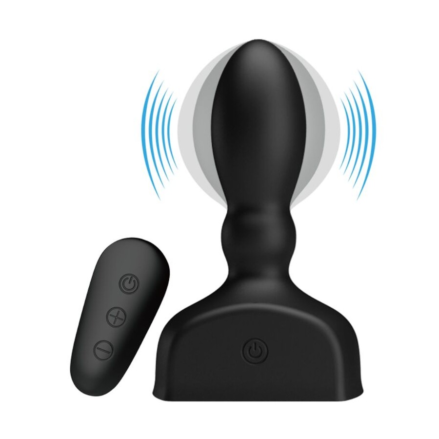 MR PLAY - CONTROLE REMOTO DE PLUG ANAL INFLVEL PRETO